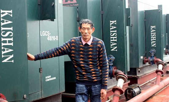 匹配(pei)東風康明斯(si)QSZ13發動機的開(kai)山空壓機