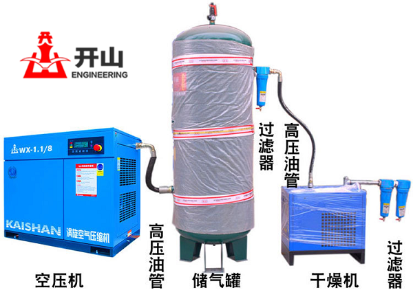 開山渦旋(xuan)式空壓機 開山(shān)渦旋式空壓(ya)機